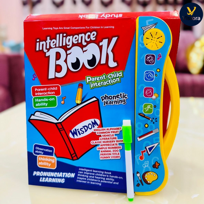 Invovibe™ Interactive English Learning Book for Kids – Letters, Words, Rhymes & Sounds